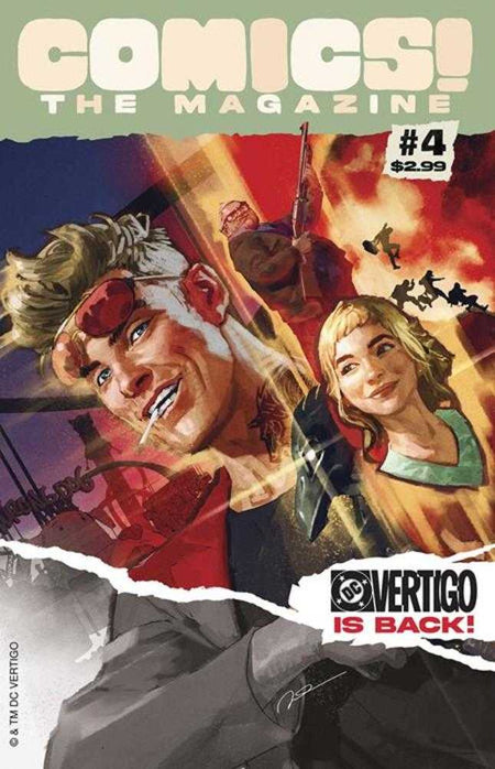 Stock Photo of  Comics The Magazine #4 Cover B Rico Renzi Vertigo Variant Prana Publishers Comics sold by Stronghold Collectibles of Acadiana Lafayette, LA