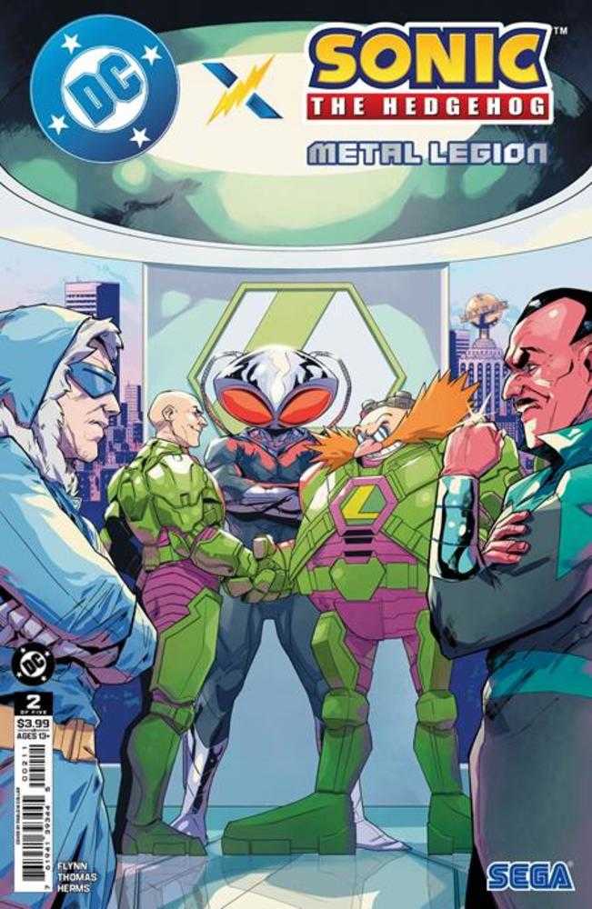 Stock Photo of  DC X Sonic The Hedgehog The Metal Legion #2 (Of 5) Cover A Pablo M Collar DC Comics Comics sold by Stronghold Collectibles of Acadiana Lafayette, LA