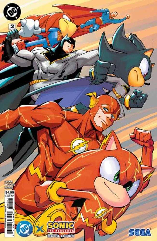 Stock Photo of  DC X Sonic The Hedgehog The Metal Legion #2 (Of 5) Cover C Daniele Di Nicuolo Card Stock Variant DC Comics Comics sold by Stronghold Collectibles of Acadiana Lafayette, LA