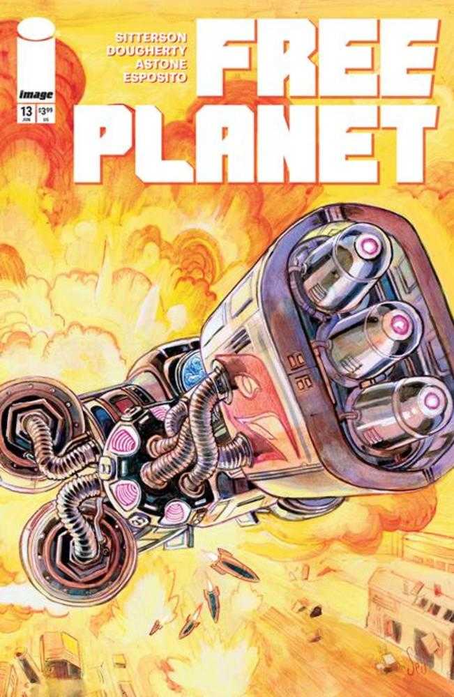 Stock Photo of  Free Planet #13 Cover B Jed Dougherty Variant Image Comics Comics sold by Stronghold Collectibles of Acadiana Lafayette, LA