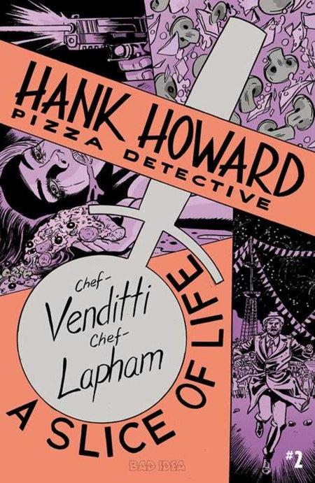Stock Photo of  Hank Howard Pizza Detective A Slice Of Life #2 (Of 2) Cover A David Lapham Bad Idea Comics sold by Stronghold Collectibles of Acadiana Lafayette, LA