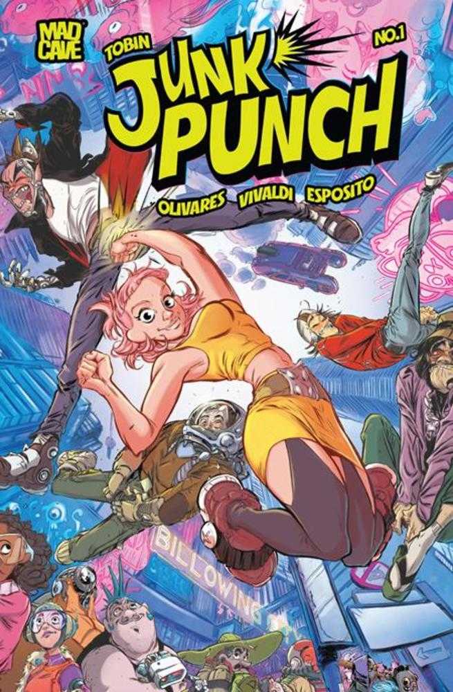 Stock Photo of  Junk Punch #1 (Of 5) Cover A Carlos Javier Olivares (Mature) Mad Cave Studios Comics sold by Stronghold Collectibles of Acadiana Lafayette, LA