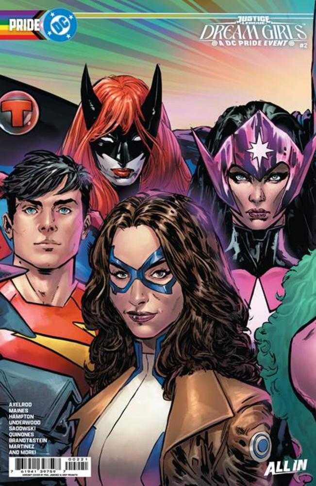 Stock Photo of  Justice League Dream Girls A DC Pride Event #2 (Of 4) Cover B Phil Jimenez Connecting Card Stock Variant DC Comics Comics sold by Stronghold Collectibles of Acadiana Lafayette, LA