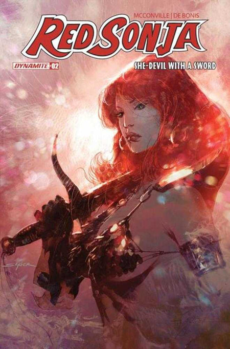 Stock Photo of  Red Sonja She Devil With A Sword #2 Cover A Stuart Sayger Dynamite Entertainment Comics sold by Stronghold Collectibles of Acadiana Lafayette, LA