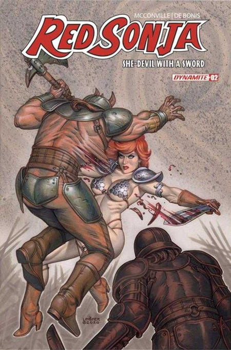 Stock Photo of  Red Sonja She Devil With A Sword #2 Cover C Joseph Michael Linsner Variant Dynamite Entertainment Comics sold by Stronghold Collectibles of Acadiana Lafayette, LA