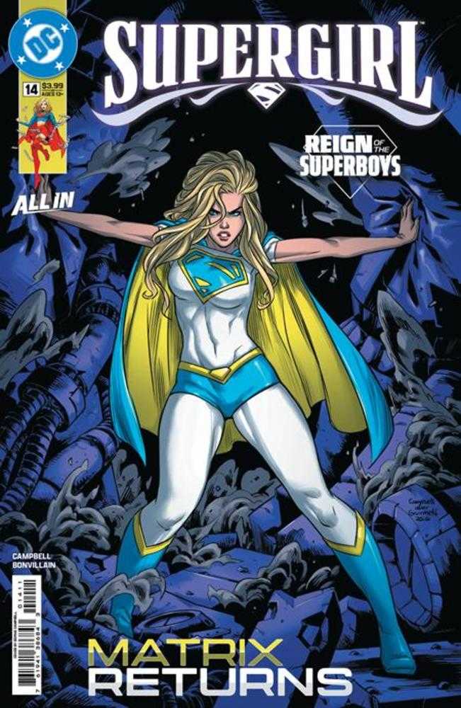 Stock Photo of  Supergirl #14 Cover A Sophie Campbell (The Reign Of The Superboys) DC Comics Comics sold by Stronghold Collectibles of Acadiana Lafayette, LA