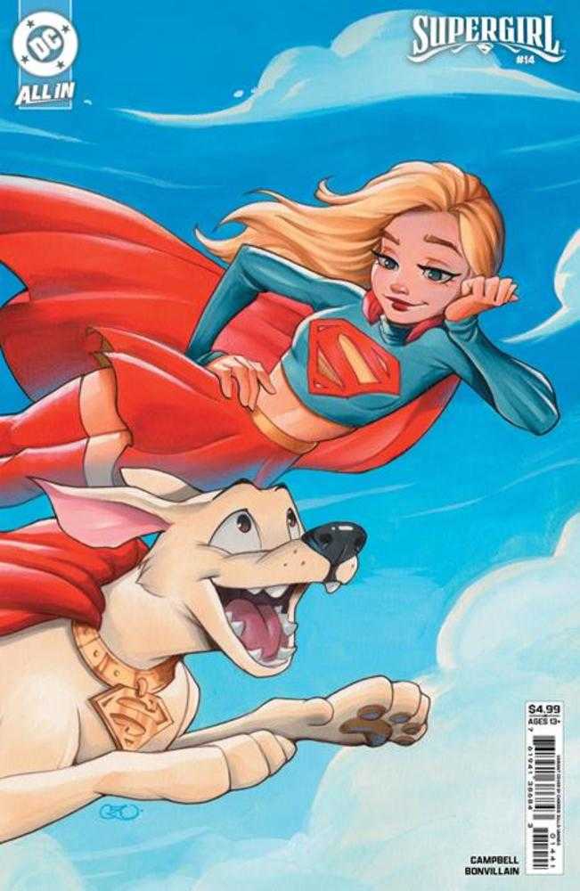 Stock Photo of  Supergirl #14 Cover D Chrissie Zullo Uminga Card Stock Variant (The Reign Of The Superboys) DC Comics Comics sold by Stronghold Collectibles of Acadiana Lafayette, LA