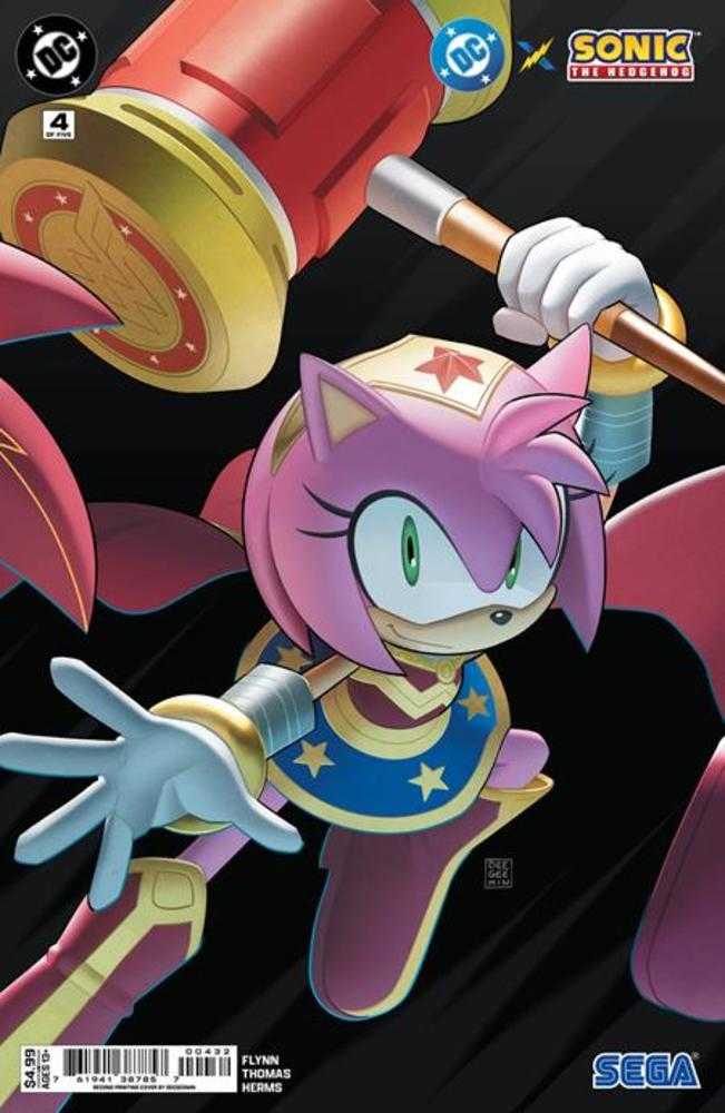 Stock Photo of  DC X Sonic The Hedgehog #4 (Of 5) 2nd Print Deegeemin Connecting DC Comics Comics sold by Stronghold Collectibles of Acadiana Lafayette, LA