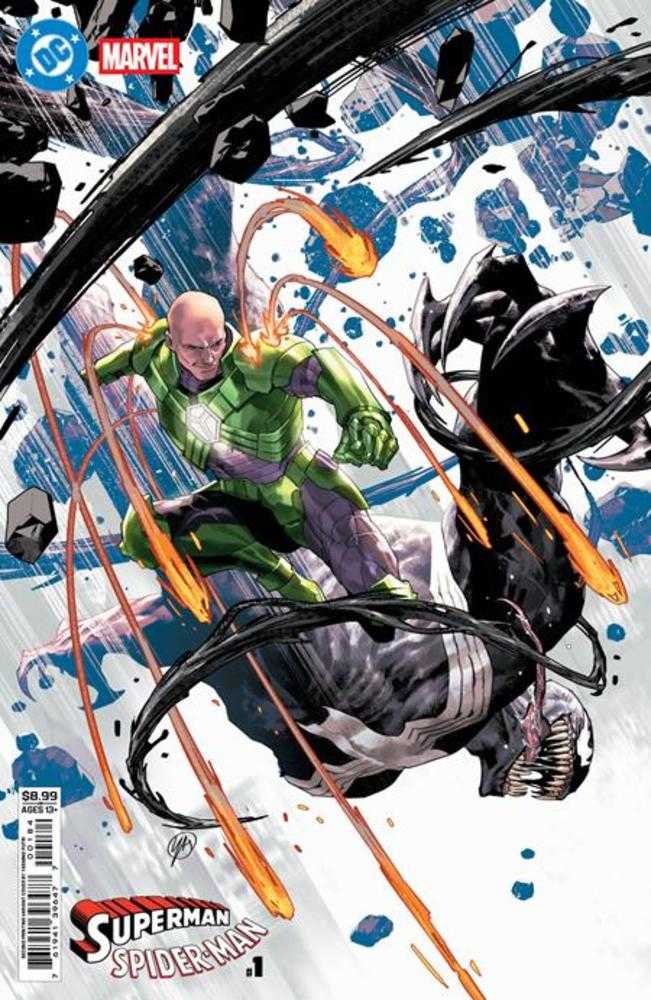 Stock Photo of  DC Marvel Superman Spider-Man #1 (One Shot) 2nd Print Cover C Yasmine Putri Card Stock Variant DC Comics Comics sold by Stronghold Collectibles of Acadiana Lafayette, LA
