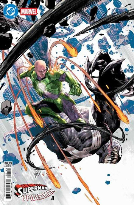 Stock Photo of  DC Marvel Superman Spider-Man #1 (One Shot) 2nd Print Cover C Yasmine Putri Card Stock Variant DC Comics Comics sold by Stronghold Collectibles of Acadiana Lafayette, LA