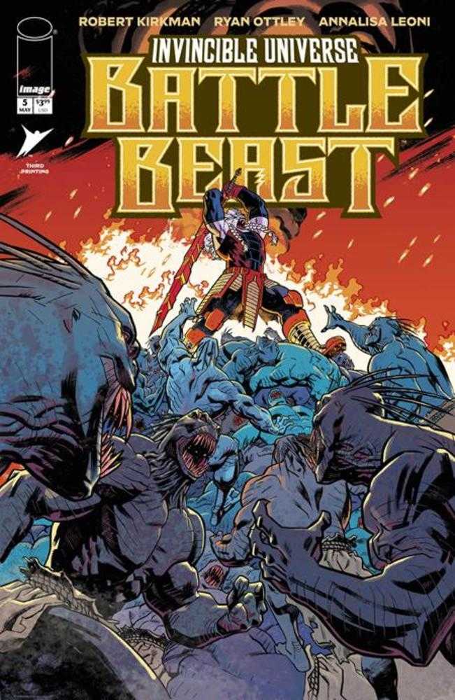 Stock Photo of  Invincible Universe Battle Beast #5 3rd Printing Image Comics Comics sold by Stronghold Collectibles of Acadiana Lafayette, LA