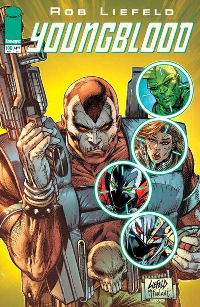 Stock Photo of  Youngblood #100 Cover O Rob Liefeld & Todd McFarlane Image Variant Image Comics Comics sold by Stronghold Collectibles of Acadiana Lafayette, LA