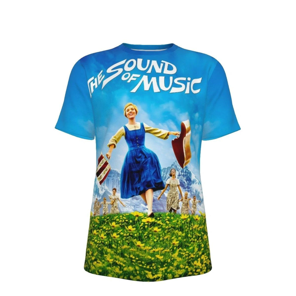 SOUND OF MUSIC MOVIE POSTER ALL OVER SHIRT AND TANK TOP