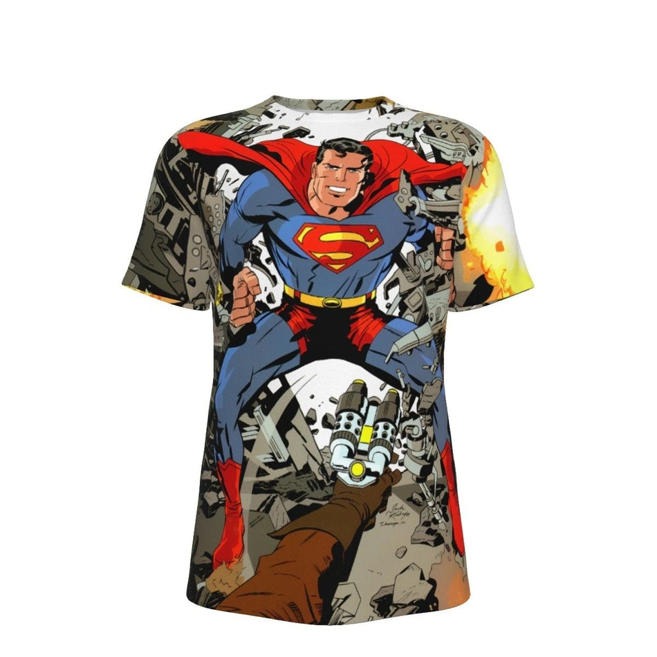 SUPERMAN BY JACK KIRBY ALL OVER SHIRT AND TANK TOP