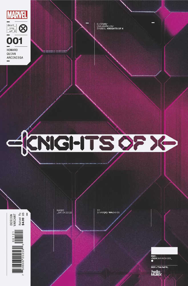 Knights Of X #1 Muller 1:10 Design Variant - NM Near Mint