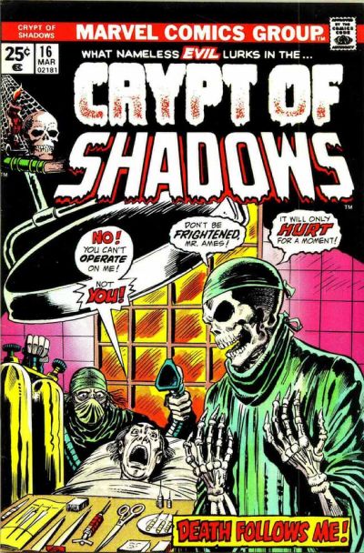 Crypt of Shadows 1973 #16 - mid-grade - $8.99