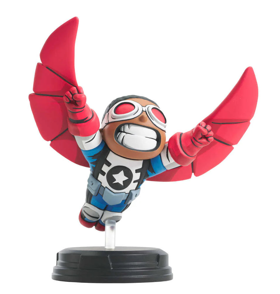 Gentle Giant Marvel Falcon Animated Style Statue Based off of Skottie Young Art LTD 3,000 Pieces - NM Near Mint