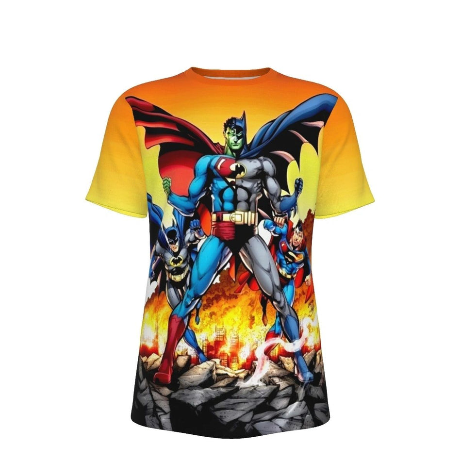 SUPERMAN BATMAN 13 ALL OVER PRINT SHIRT AND TANK TOP
