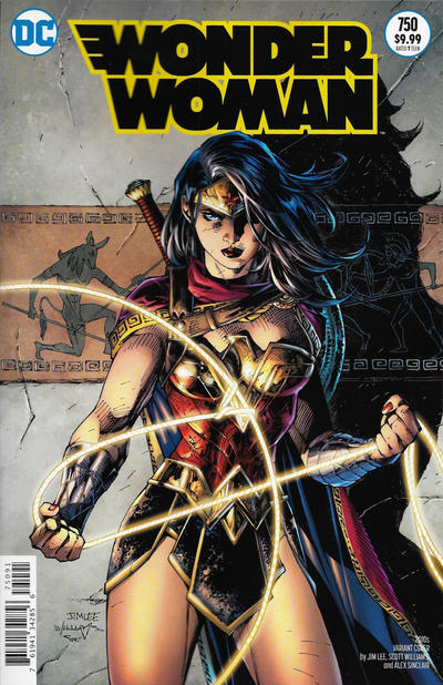 Wonder Woman 2016 #750 2010s Variant Cover by Jim Lee, Scott Williams and Alex Sinclair Signed by Colleen Doran and Steve Orlando - high grade - $24.99