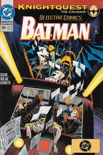Detective Comics 1937 #669 DC Bullet Logo Corner Box - mid-grade - $11.99