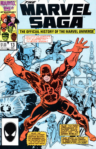 The Marvel Saga the Official History of the Marvel Universe 1985 #13 Direct ed. - 9.2 - $4.99