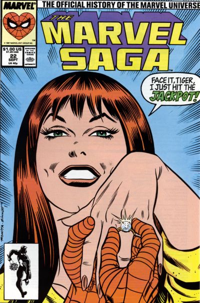 The Marvel Saga the Official History of the Marvel Universe 1985 #22 - high grade - $4.99