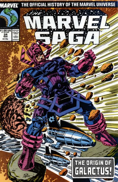 The Marvel Saga the Official History of the Marvel Universe 1985 #24 - high grade - $4.99