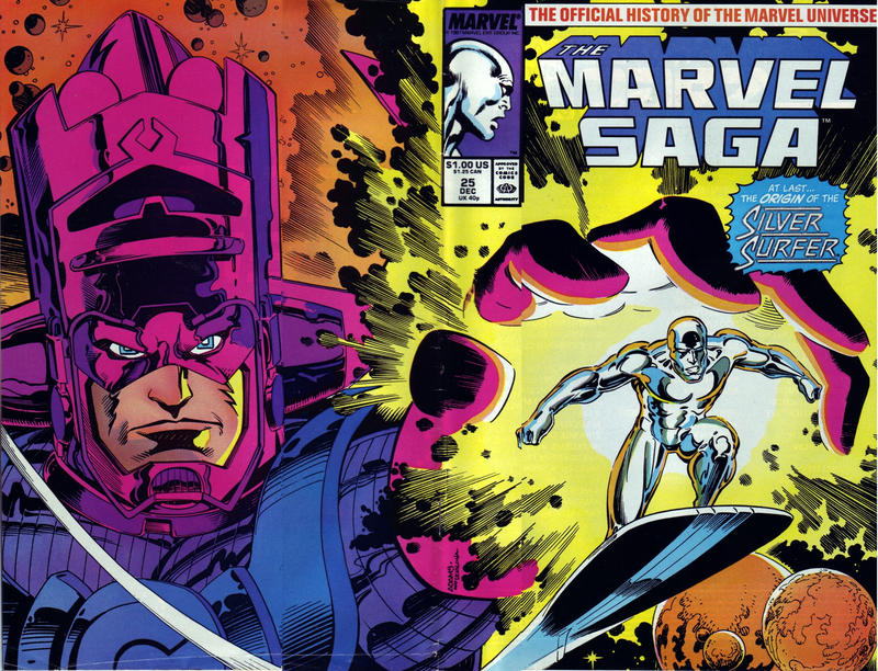 The Marvel Saga the Official History of the Marvel Universe 1985 #25 - high grade - $4.99