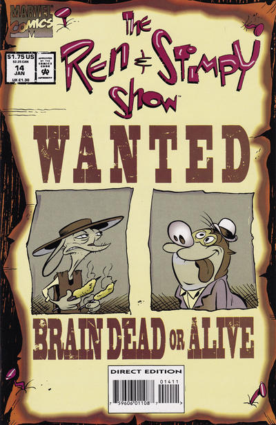 The Ren & Stimpy Show 1992 #14 Direct Edition - mid-grade - $7.99