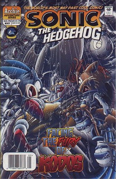Sonic the Hedgehog 1993 #70 Newsstand ed. - 7.0 - $7.99