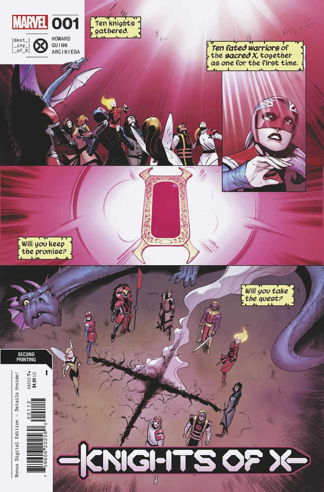 Knights Of X #1 2ND Print Quinn Variant - NM Near Mint