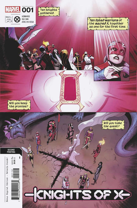 Knights Of X #1 2ND Print Quinn Variant - NM Near Mint