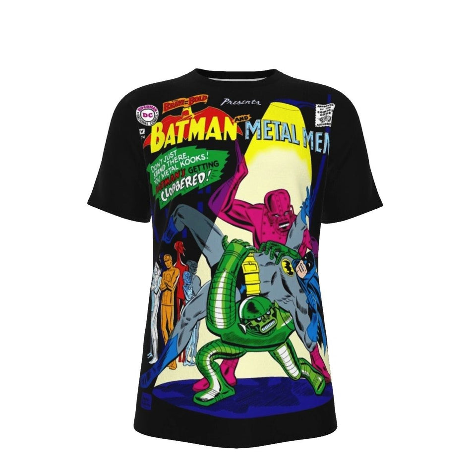 BRAVE AND THE BOLD 74 ALL OVER PRINT SHIRT AND TANK TOP- METAL MEN BATMAN