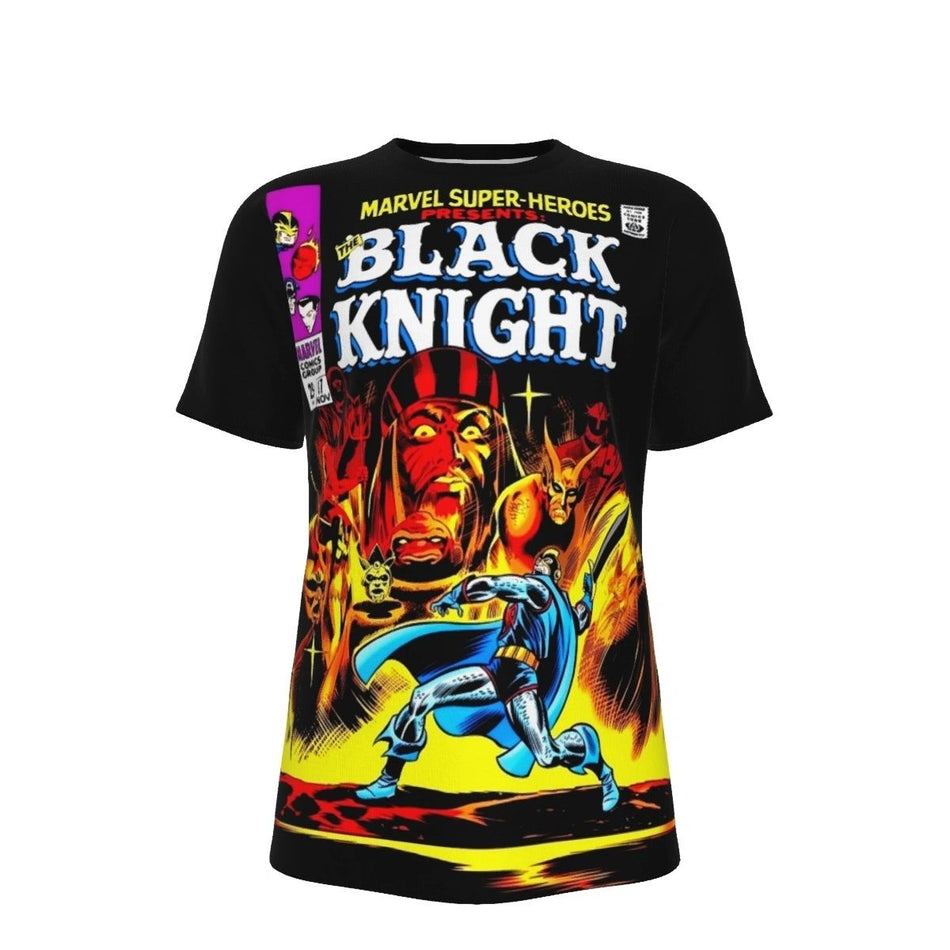 MARVEL SUPERHEROES 17 ALL OVER PRINT SHIRT AND TANK TOP -BLACK KNIGHT