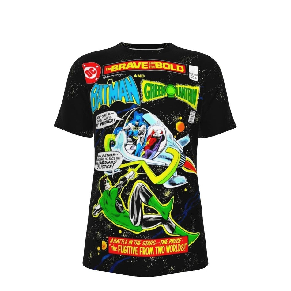 BRAVE AND BOLD 155 ALL OVER PRINT SHIRT AND TANK TOP -BATMAN GREEN LANTERN