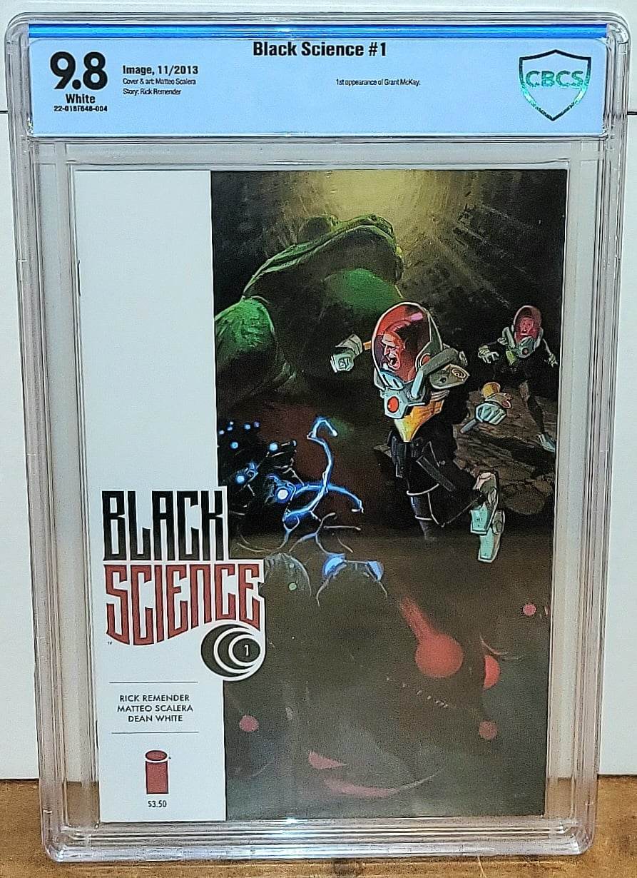 Black Science #1 CBCS 9.8 1st Appearance of Grant McKay - CBCS 9.8 # 22-018F648-004