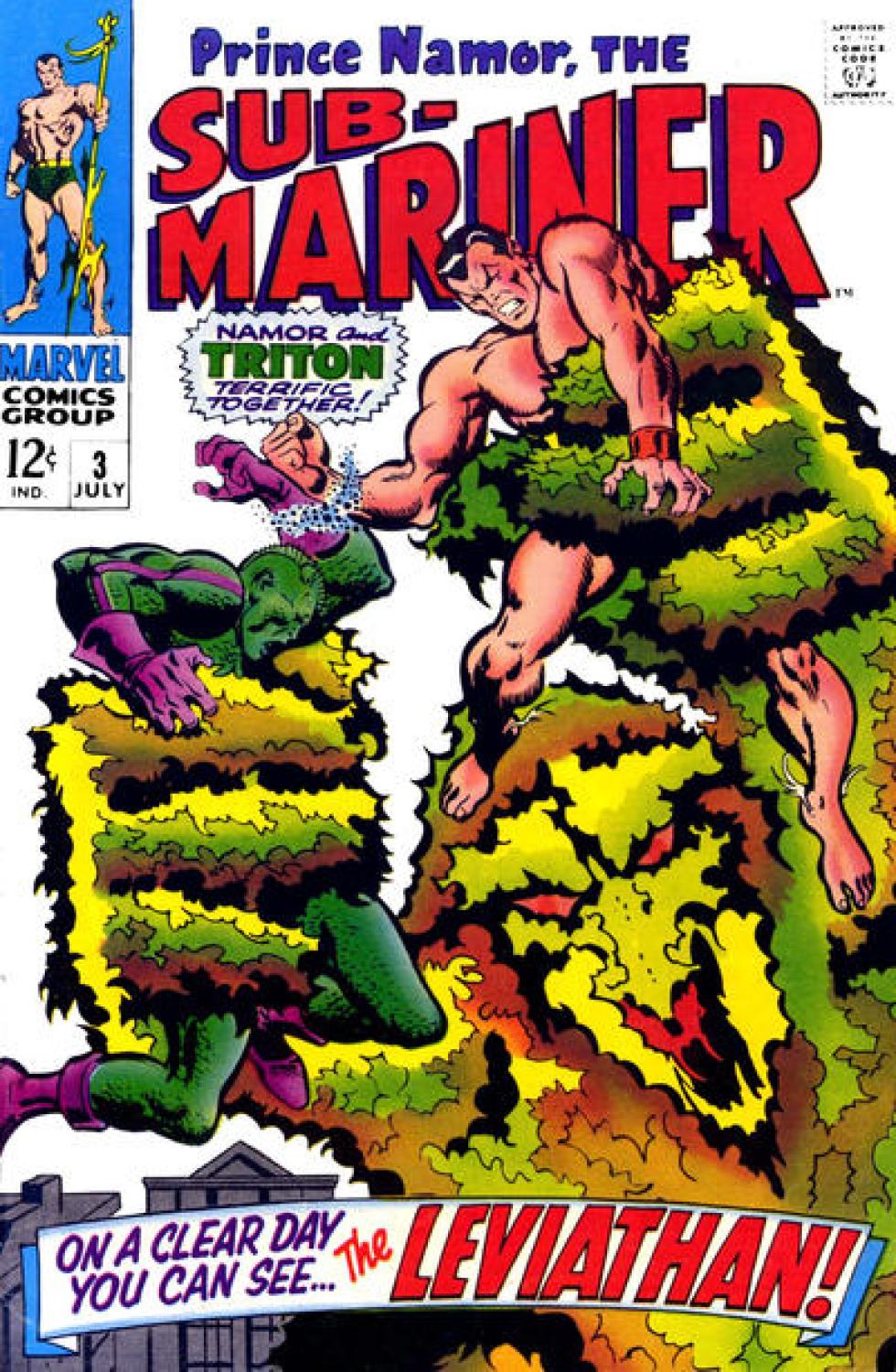 Sub-Mariner 1968 #3 - low grade - $9.99