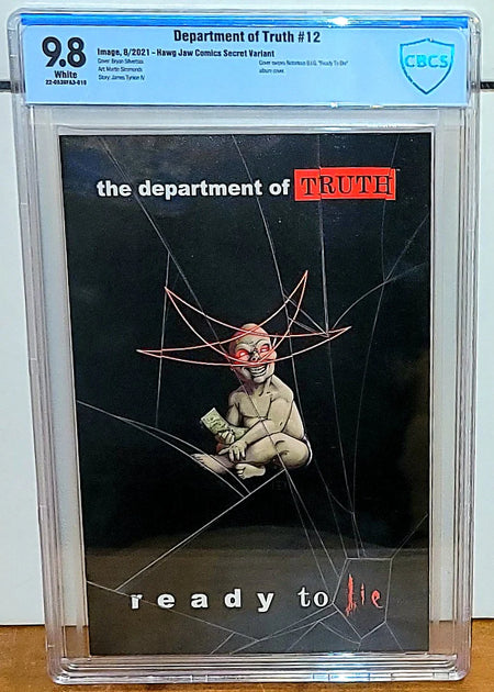 Department of Truth #12 2021 CBCS 9.8 Notorious B.I.G. Variant LTD 400 w/ COA - CBCS 9.8 # 22-0539FA3-010