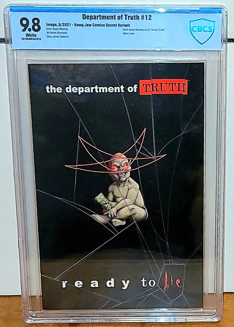 Department of Truth #12 2021 CBCS 9.8 Notorious B.I.G. Variant LTD 400 w/ COA - CBCS 9.8 # 22-0539FA3-010