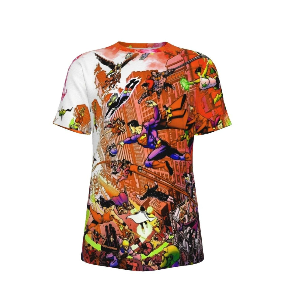 DCU LEGACIES AFTER CRISIS ALL OVER PRINT SHIRTS - GEORGE PEREZ