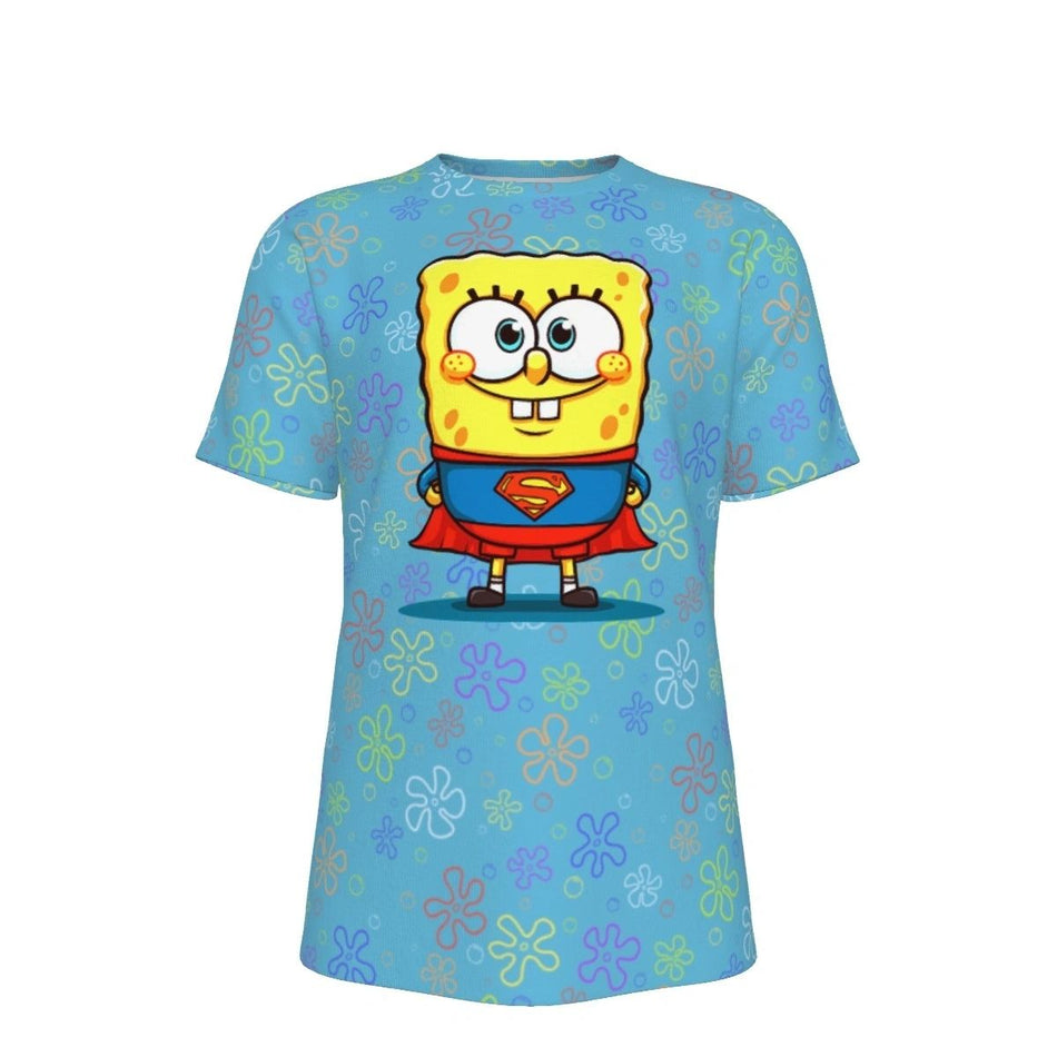 SPONGEBOB SUPERPANTS ALL OVER PRINT SHIRT AND TANK TOP