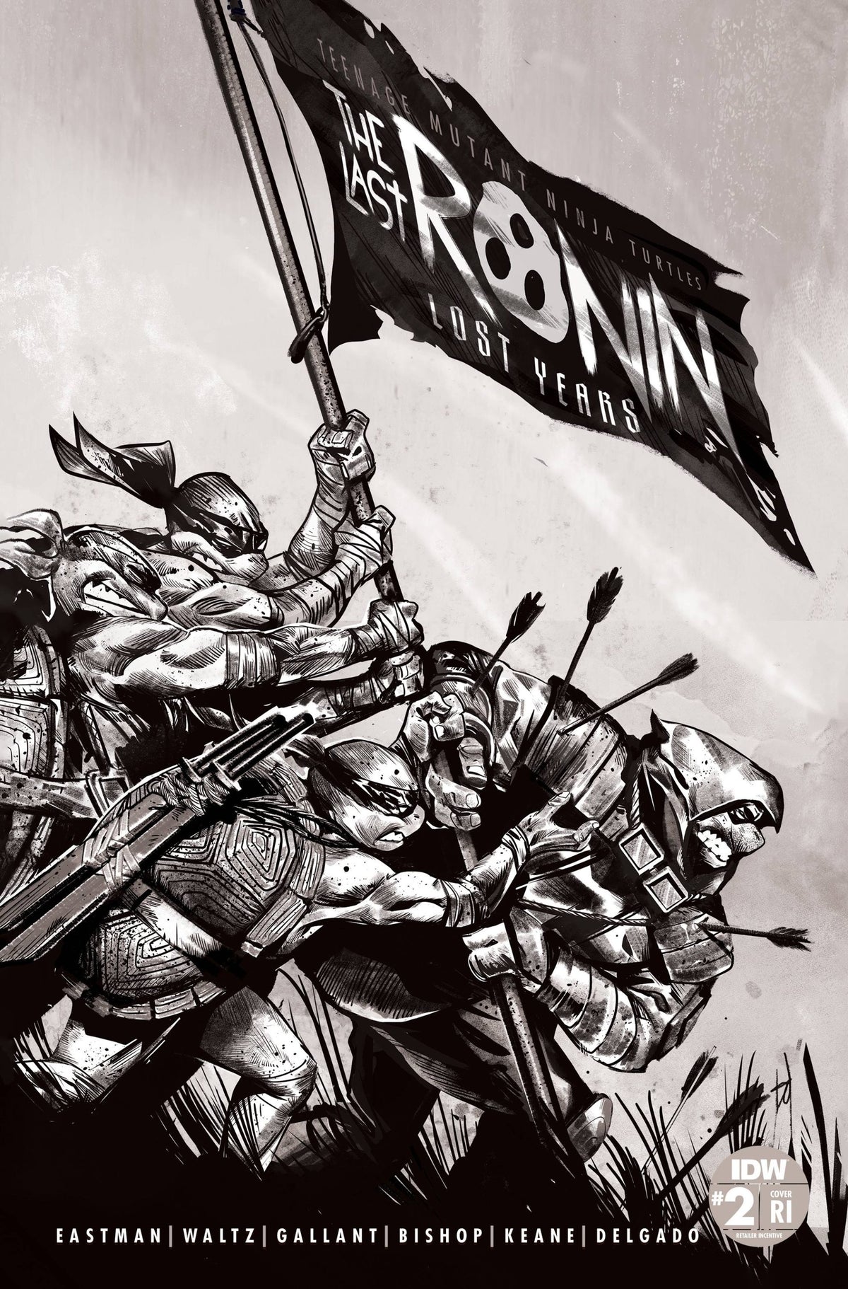 Teenage Mutant Ninja Turtles Last Ronin Lost Years #2E 1:50 Mike Del Mundo Variant - NM Near Mint