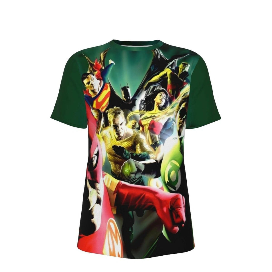 JUSTICE AND LIBERTY ALL OVER PRINT SHIRTS - ALEX ROSS