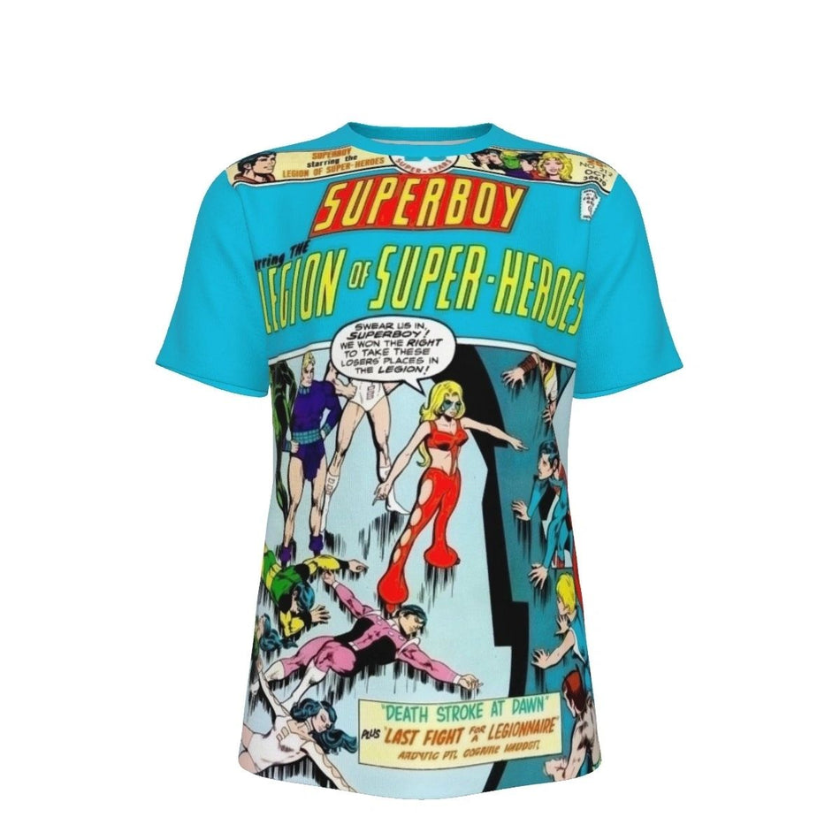 SUPERBOY AND THE LEGION 212 ALL OVER PRINT SHIRTS