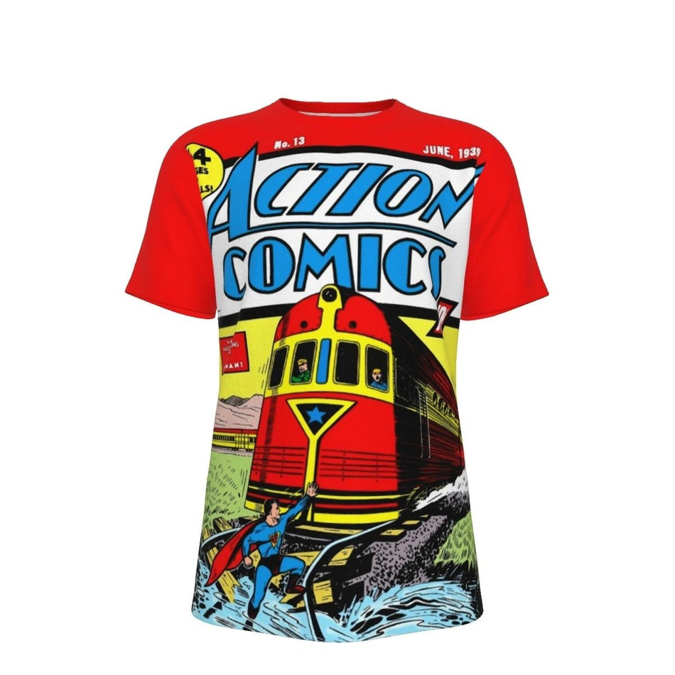 ACTION COMICS 13 ALL OVER PRINT SHIRTS