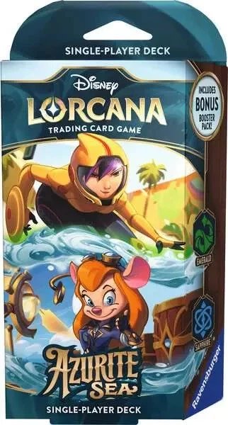 Disney Lorcana TCG: Azurite Sea Starter Deck: Emerald Sapphire
