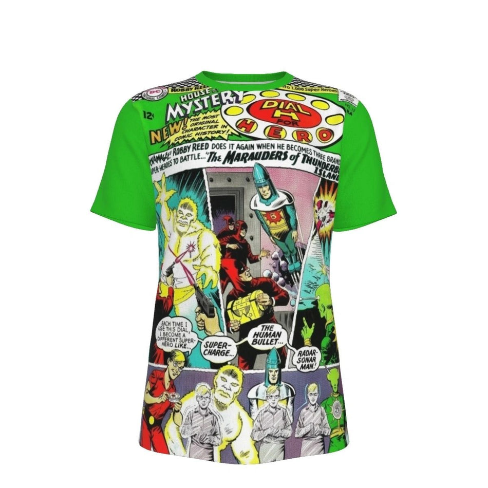DIAL H FOR HERO ALL OVER PRINT SHIRTS - HOUSE OF MYSTERY 157