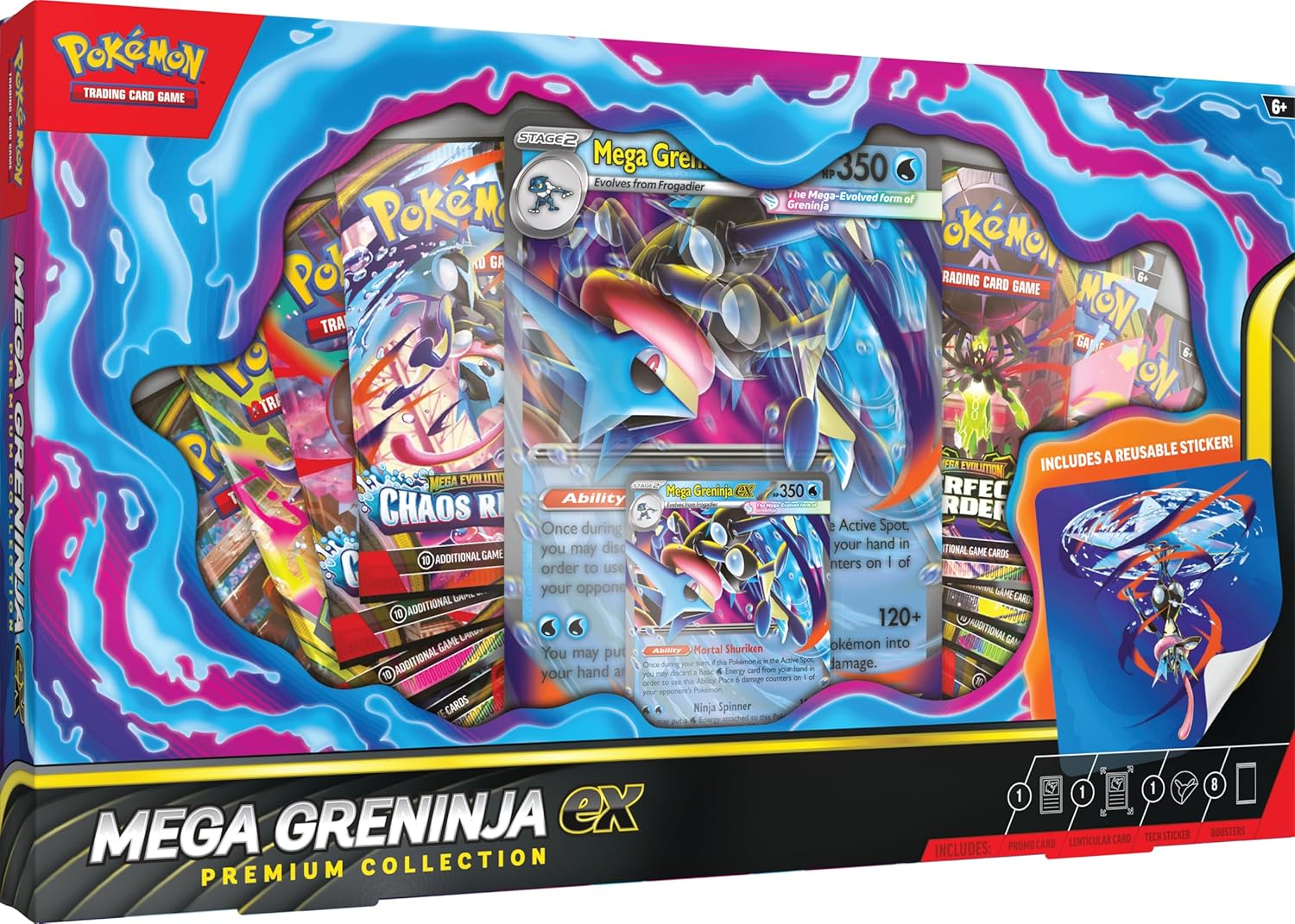 POKEMON MEGA GRENINJA EX PREMIUM COLLECTION 6