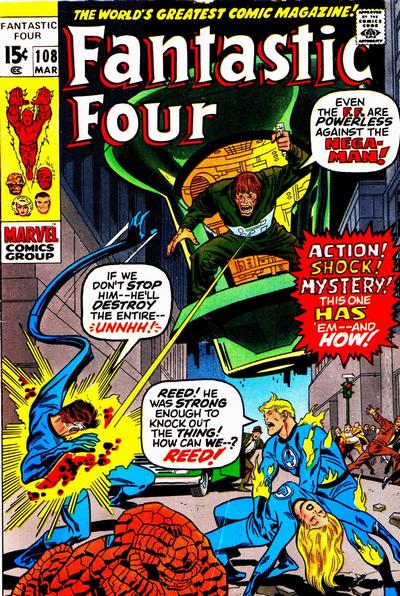 Fantastic Four 1961 #108 - low grade - $3.99