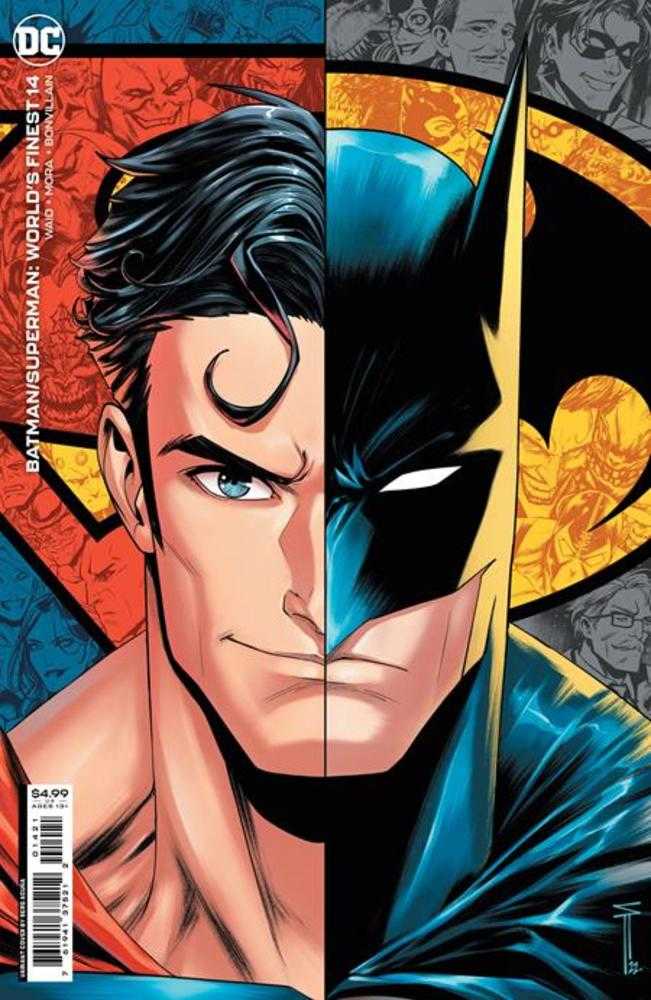 Batman Superman Worlds Finest #14B Serg Acuna Card Stock Variant - NM Near Mint